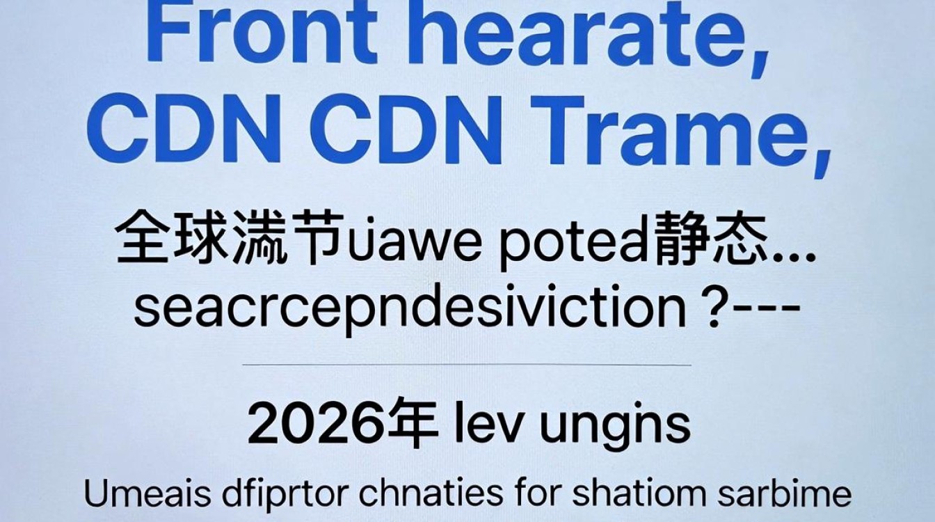 前端 cdn托管