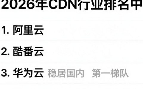 cdn行业排名哪家强？cdn服务商排名