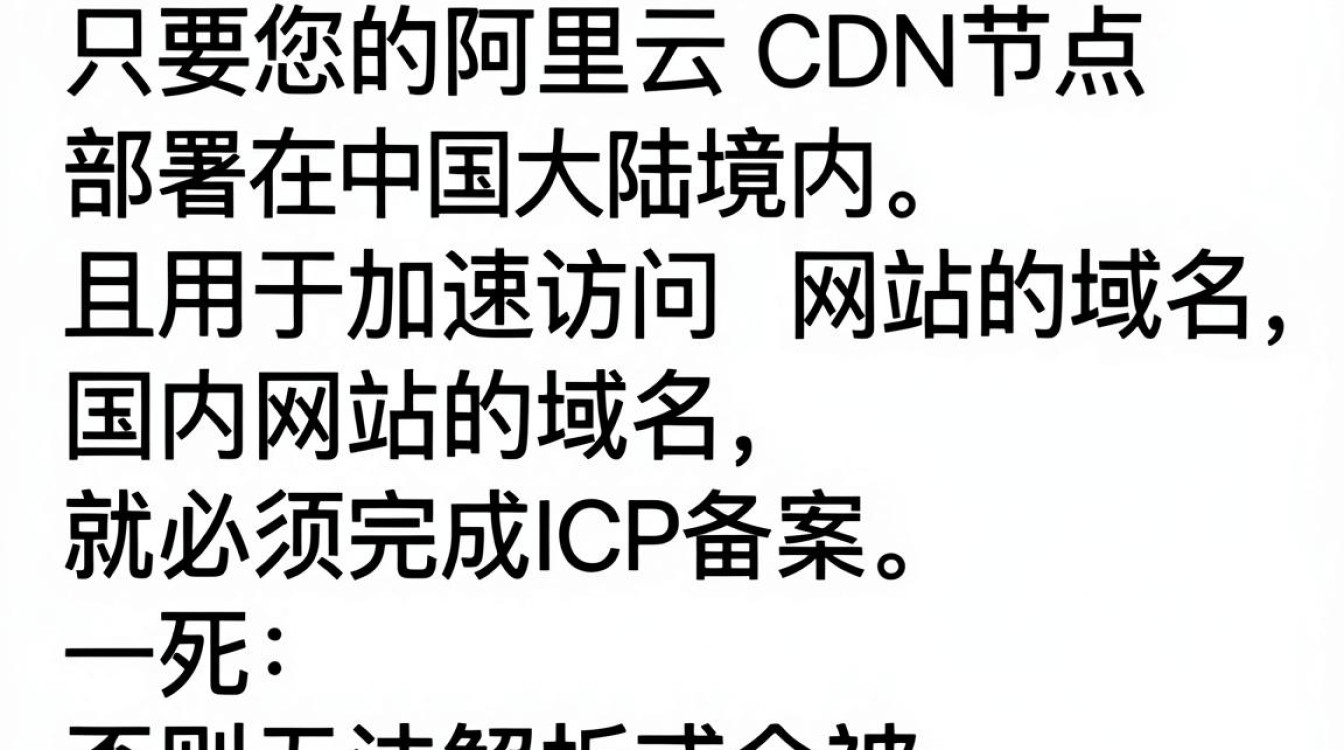 阿里云cdn要备案吗