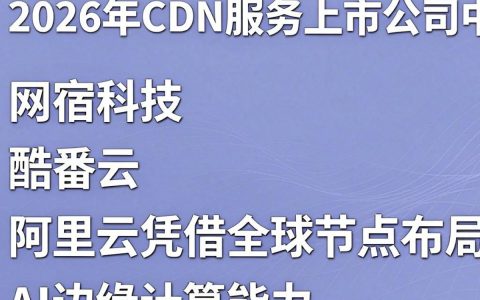 cdn服务上市公司有哪些？cdn服务上市公司排名
