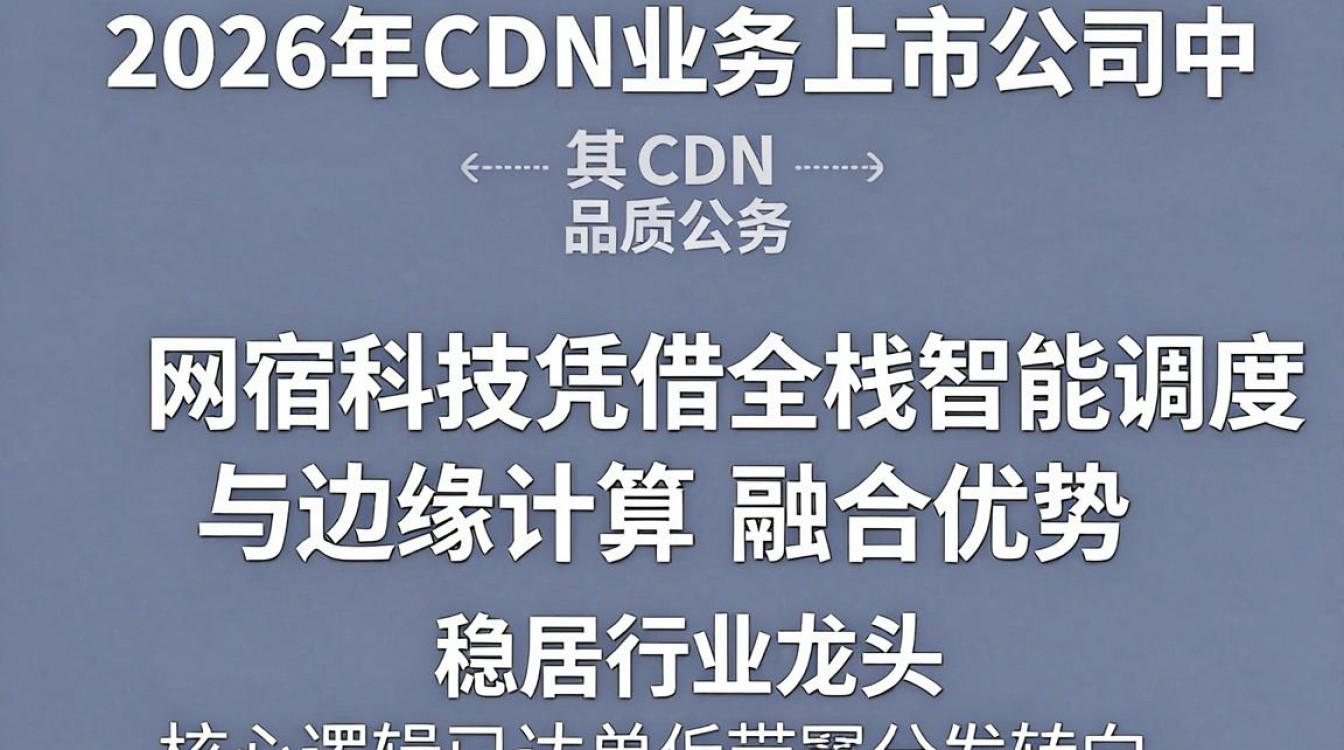 cdn业务上市公司 cdn业务上市公司