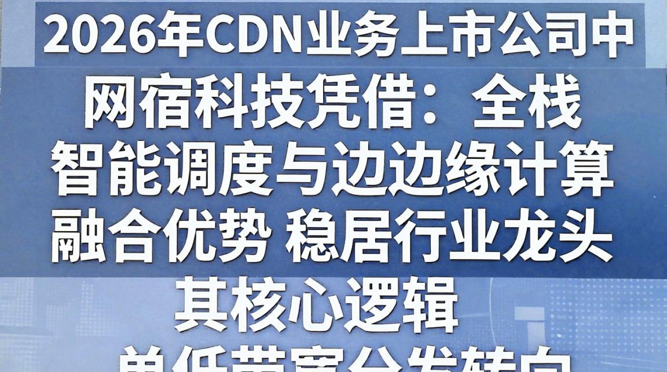 cdn业务上市公司 cdn业务上市公司