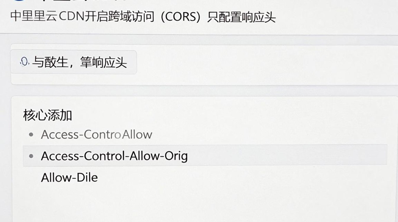 阿里云 cdn 跨域