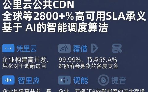 阿里云公共CDN使用教程，如何配置与优化网站加速