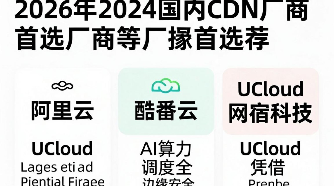 cdn国内厂商 cdn国内厂商