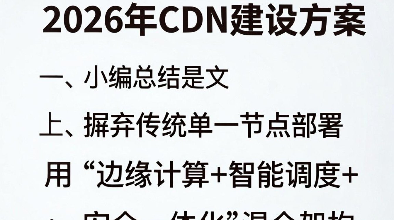 cdn建设方案 cdn建设方案