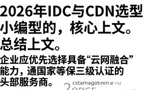 idc cdn 公司哪家好，idc cdn 公司