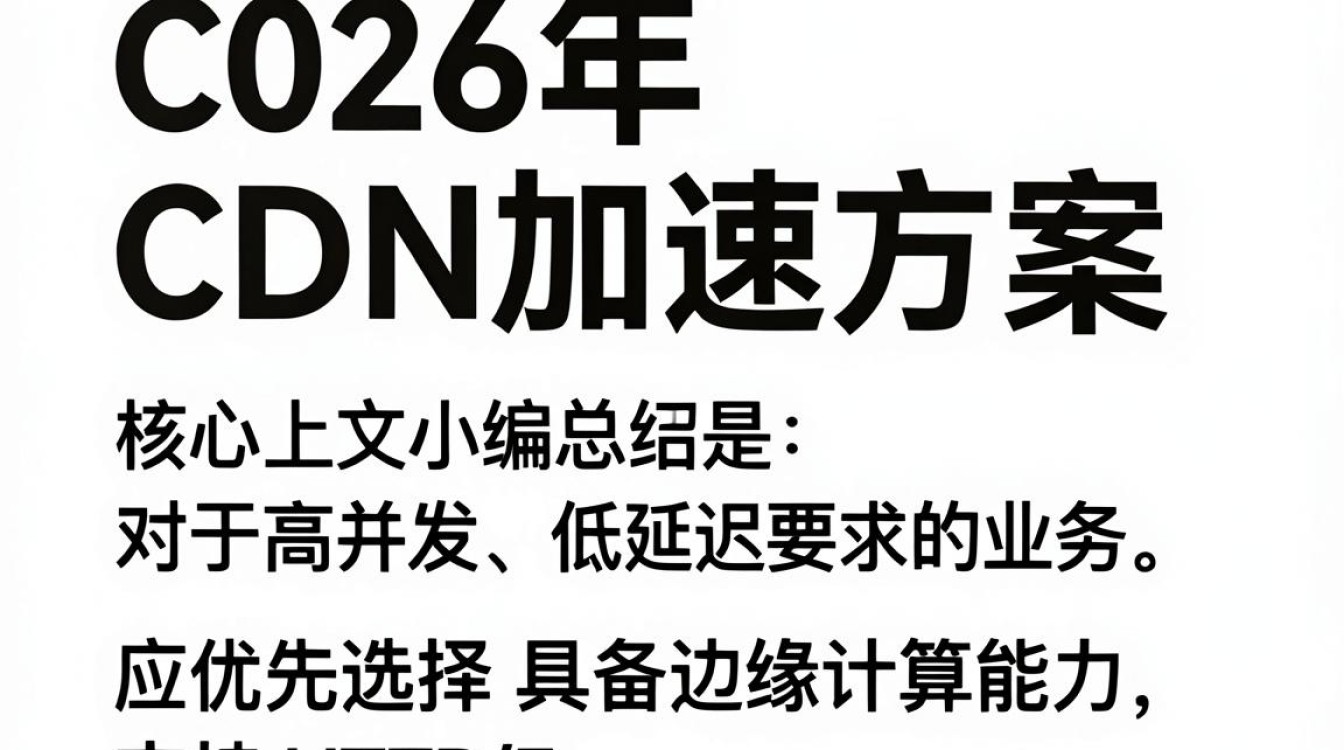 cdn加速方案 cdn加速方案