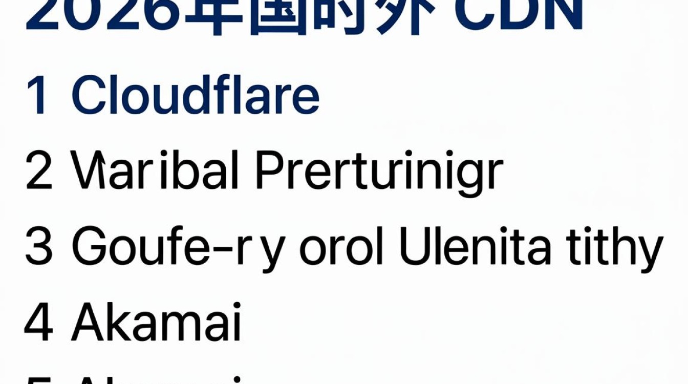 国外cdn 排名
