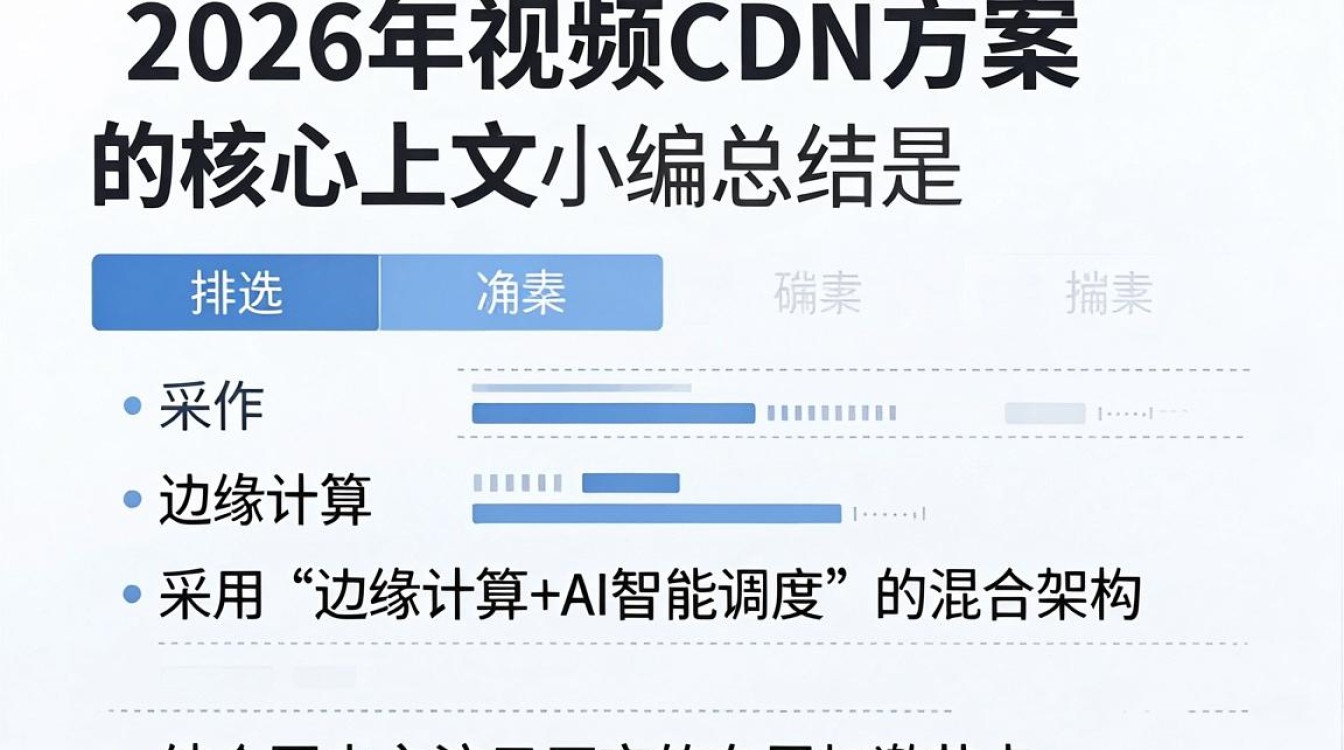 视频cdn方案 视频cdn方案