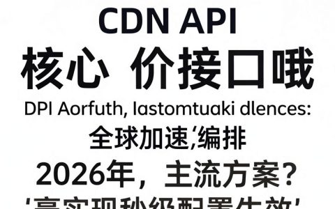 CDN API是什么，CDN加速原理