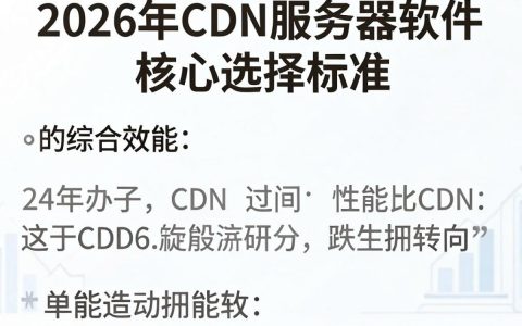 cdn服务器软件哪个好用？cdn服务器软件