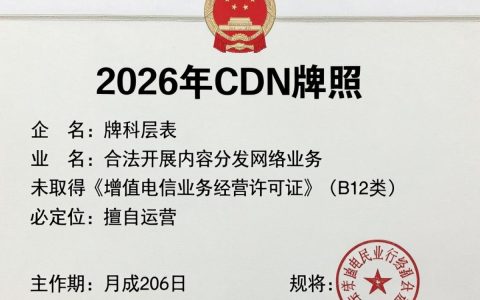 cdn牌照是什么意思，如何申请办理需要具备哪些条件