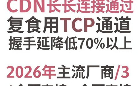 cdn长连接是什么？cdn长连接配置流程详解