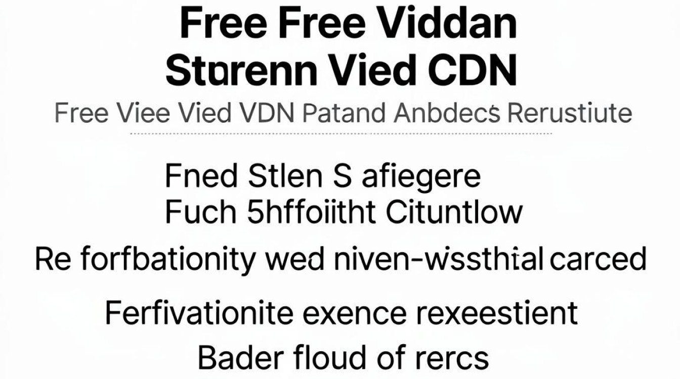 免费视频cdn