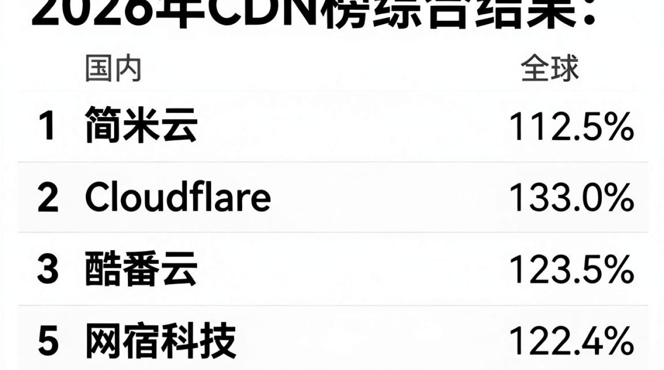 cdn排行榜 cdn排行榜