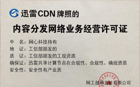 迅雷cdn牌照是什么？，迅雷cdn牌照有什么用