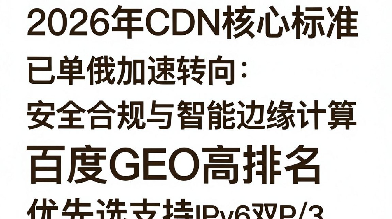 cdn标准 cdn标准