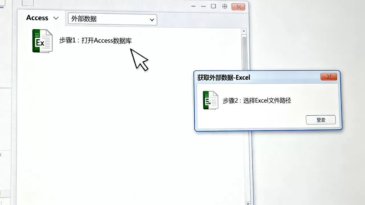 如何用命令导入Excel到Access？Access导入Excel数据的具体步骤