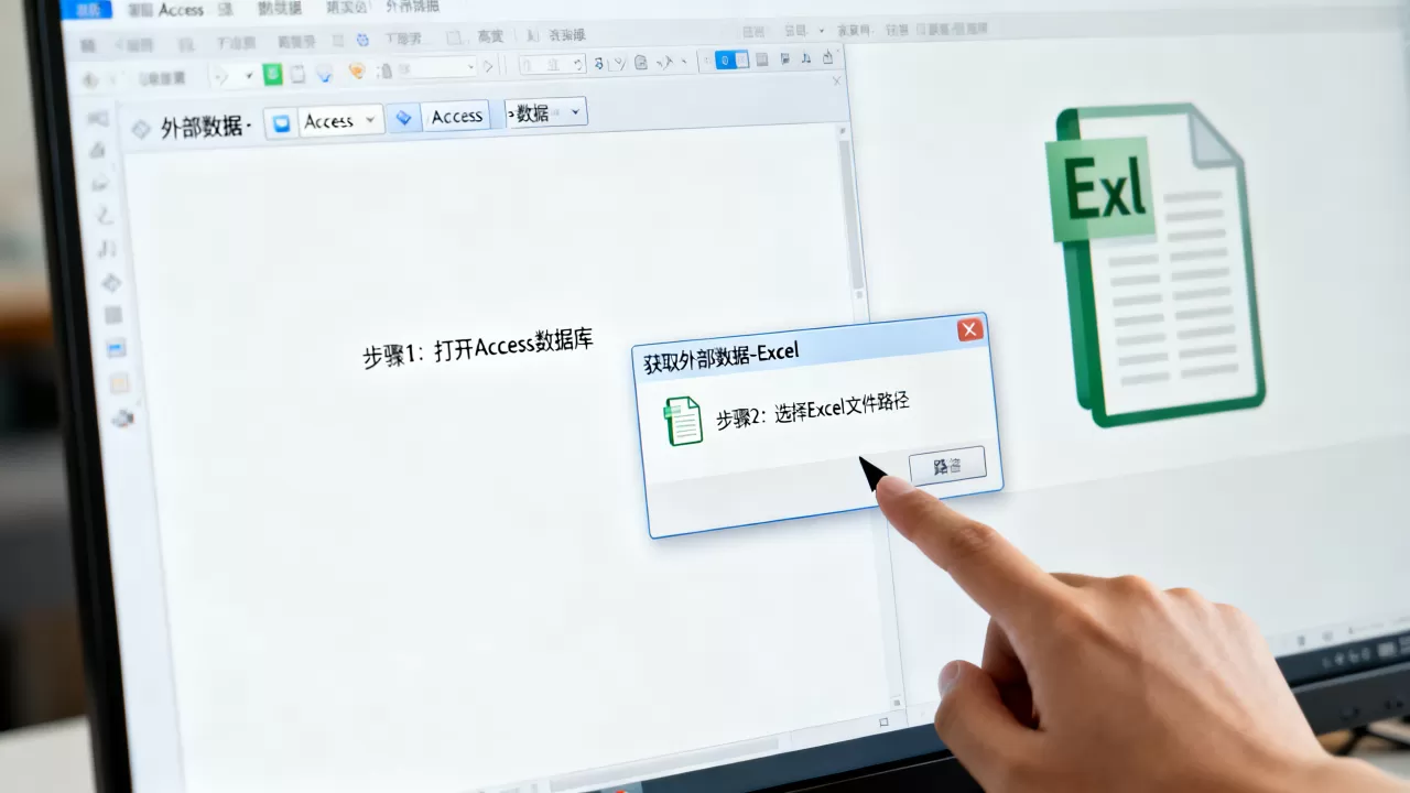 如何用命令导入Excel到Access？Access导入Excel数据的具体步骤