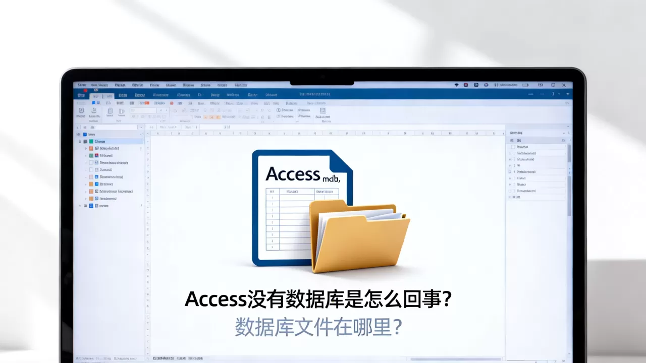 Access没有数据库是怎么回事？access数据库文件在哪里