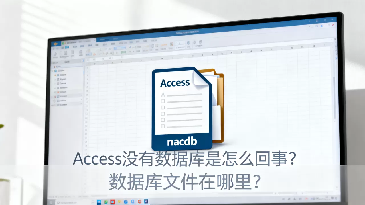 Access没有数据库是怎么回事？access数据库文件在哪里