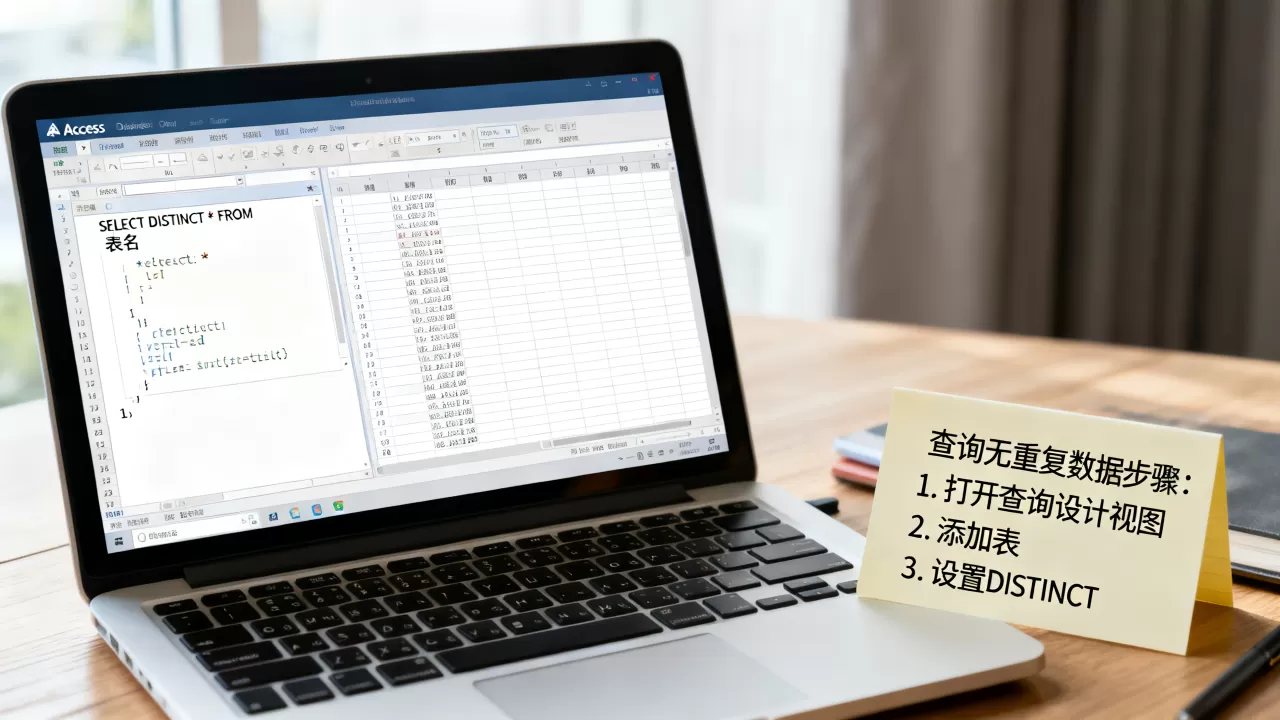 如何查询Access数据库无重复数据？access查询不重复记录