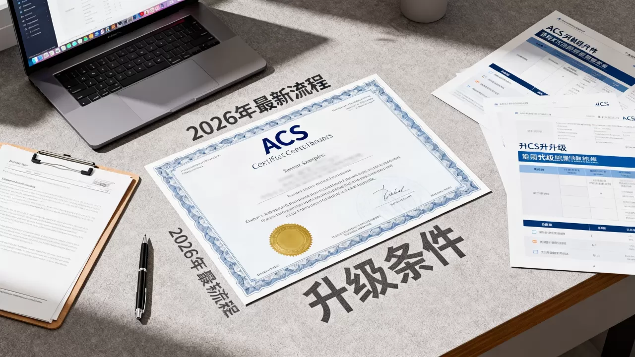 ACS证书如何升级?2026年最新流程与条件解析 ACS证书如何升级?2026年最新流程与条件解析