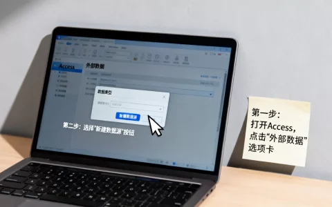 Access查询如何添加新数据库？access添加外部数据源步骤