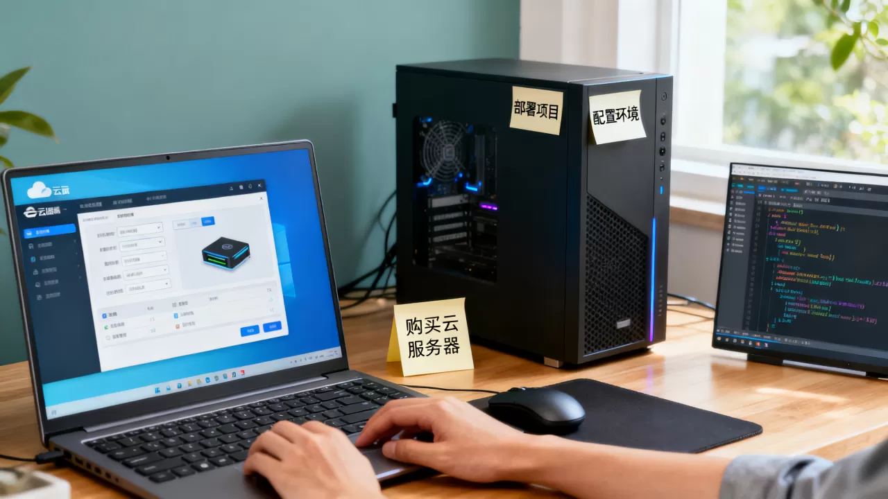 个人购买云服务器到部署项目，新手如何从零开始搭建网站？