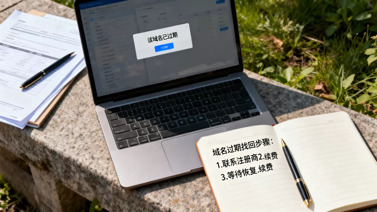 该域名已过是怎么回事？域名过期后怎么找回