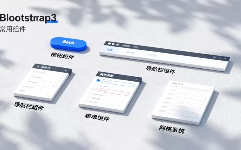 Bootstrap3怎么用？Bootstrap3常用组件有哪些