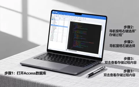 Access怎么查看存储过程？access数据库查看存储过程教程