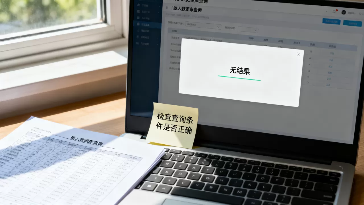 为什么access查询不出数据库？access数据库查询无结果怎么办