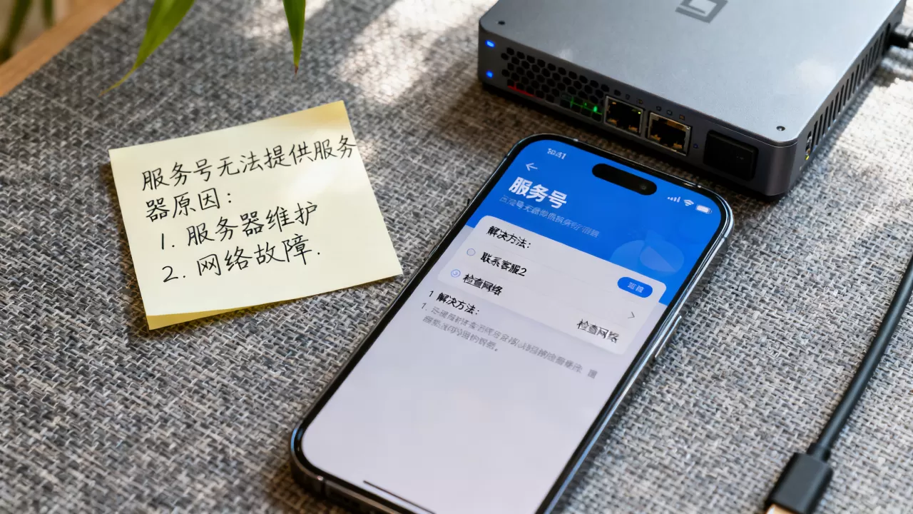 为什么该服务号无法提供服务器?服务号无法提供服务器怎么办 为什么该服务号无法提供服务器?服务号无法提供服务器怎么办