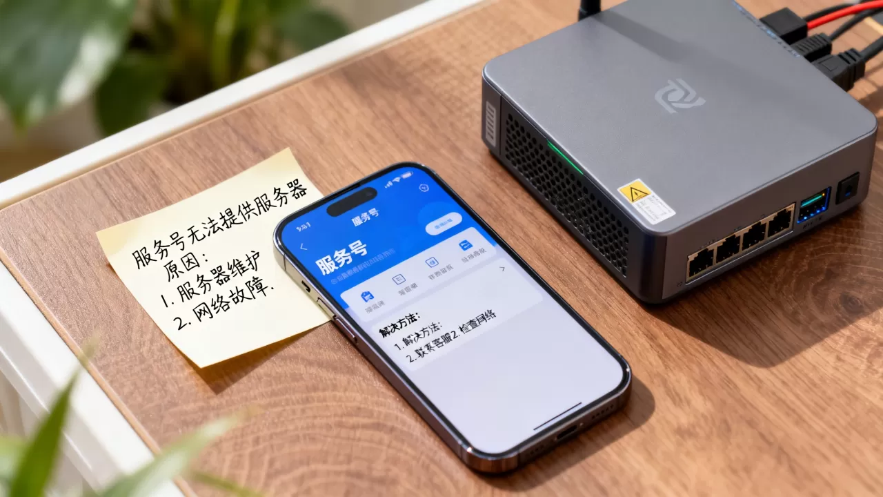 为什么该服务号无法提供服务器?服务号无法提供服务器怎么办 为什么该服务号无法提供服务器?服务号无法提供服务器怎么办