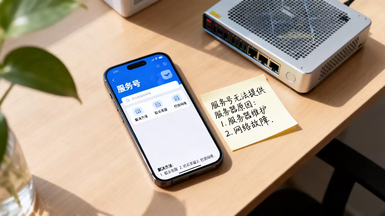 为什么该服务号无法提供服务器?服务号无法提供服务器怎么办 为什么该服务号无法提供服务器?服务号无法提供服务器怎么办