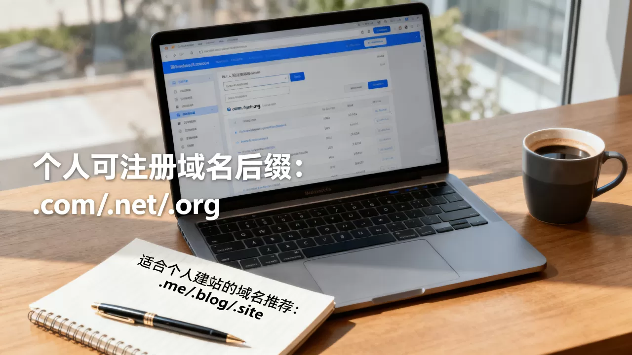 个人能注册哪些域名后缀？哪些域名后缀适合个人建站