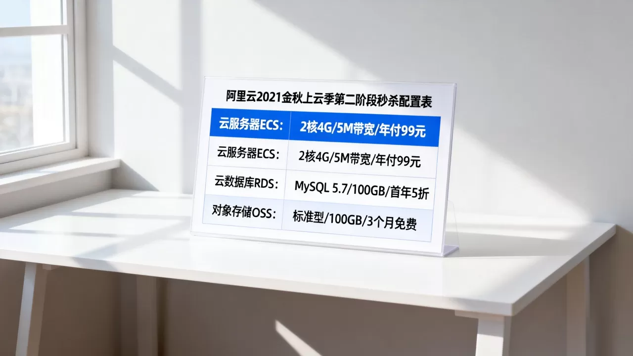 阿里云2021金秋上云季第二阶段秒杀配置表有哪些? 阿里云2021金秋上云季第二阶段秒杀配置表有哪些?