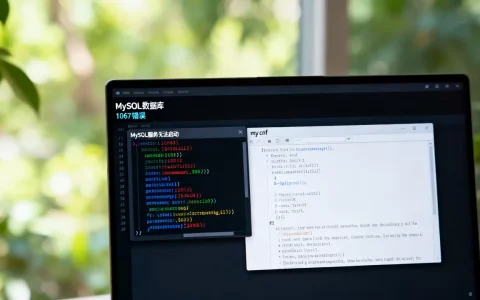 复制MySQL数据库报1067错误怎么办？mysql服务无法启动解决方法