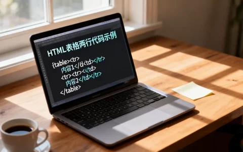HTML表格如何实现两行？html输入两行代码怎么写
