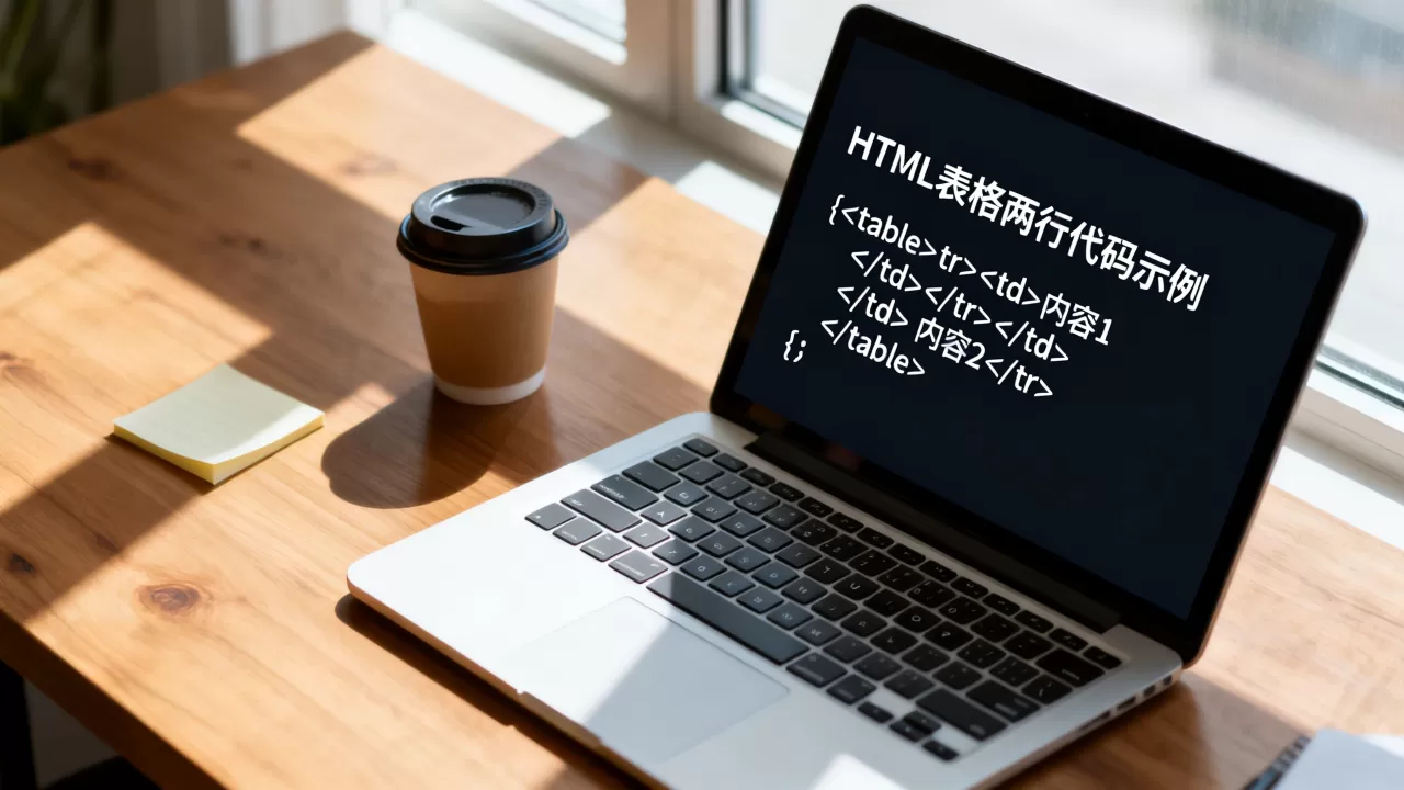 HTML表格如何实现两行？html输入两行代码怎么写