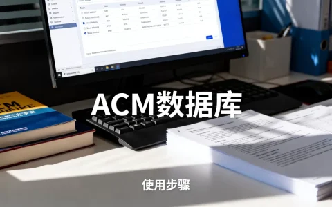 acm数据库是什么？acm数据库怎么使用