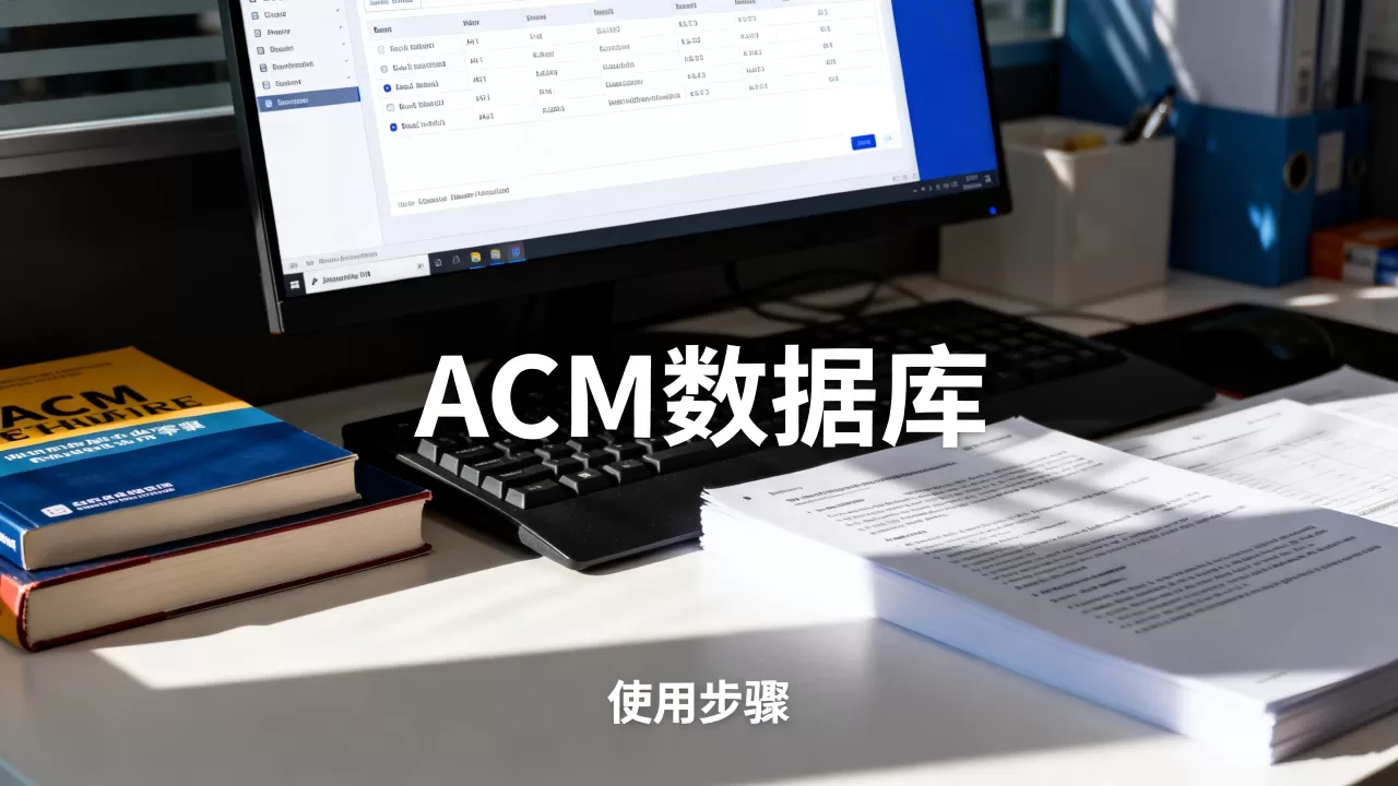 acm数据库是什么？acm数据库怎么使用