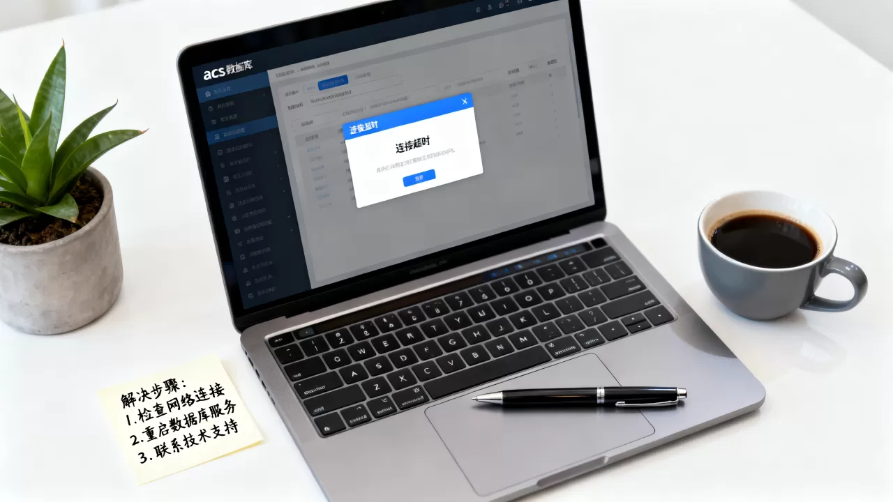 acs数据库使用遇到报错怎么办？acs数据库连接超时怎么解决