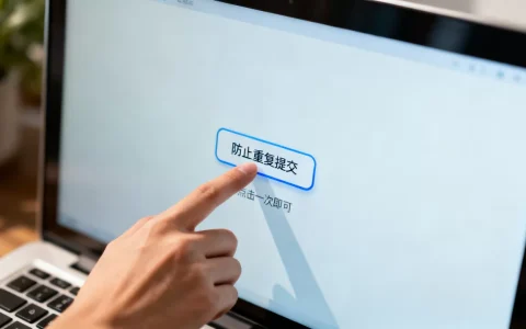 如何防止多次点击？防止按钮重复提交导致数据错误的解决方法