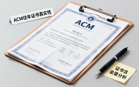 acm往年证书是真的吗？acm证书含金量高吗