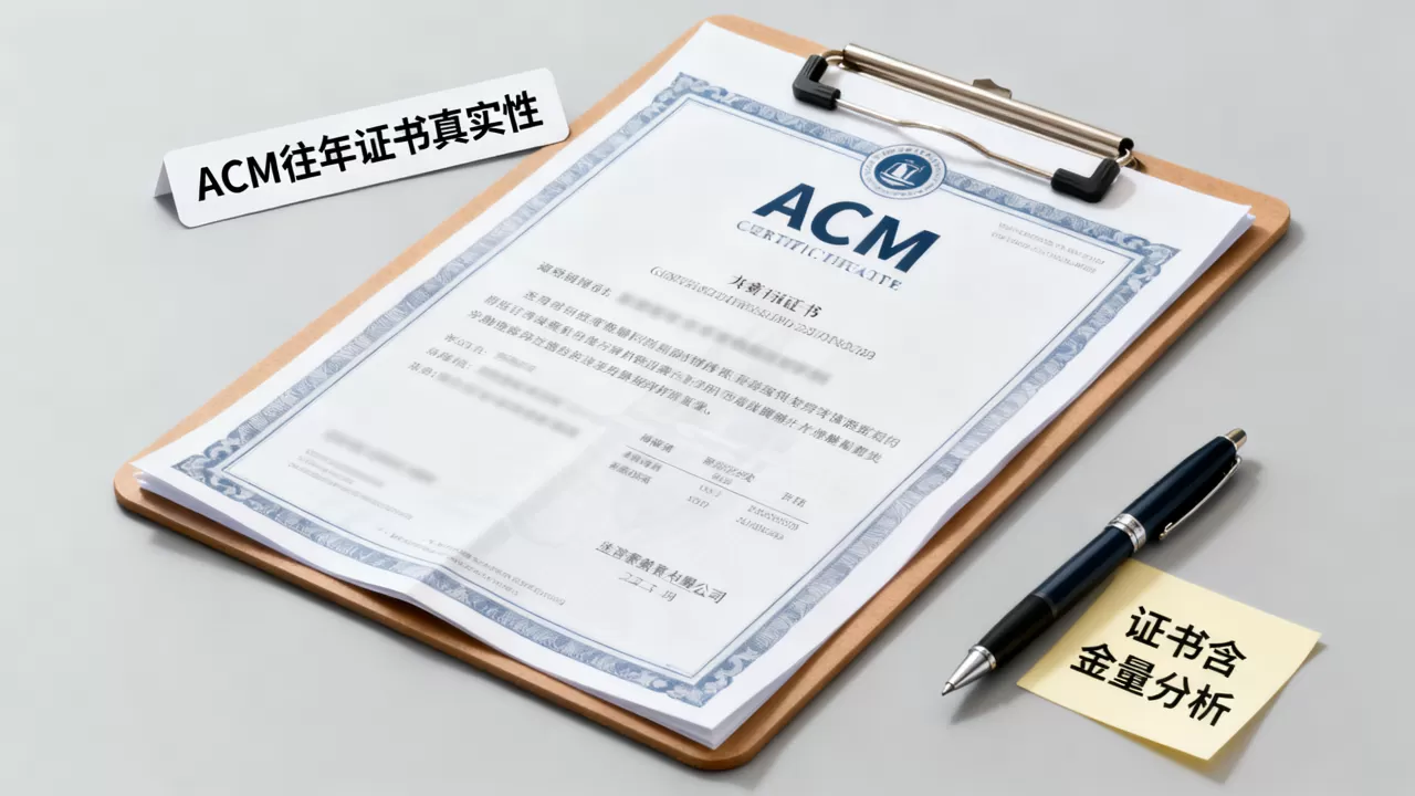 acm往年证书是真的吗?acm证书含金量高吗 acm往年证书是真的吗?acm证书含金量高吗