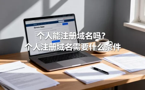 个人能注册域名吗？个人注册域名需要什么条件