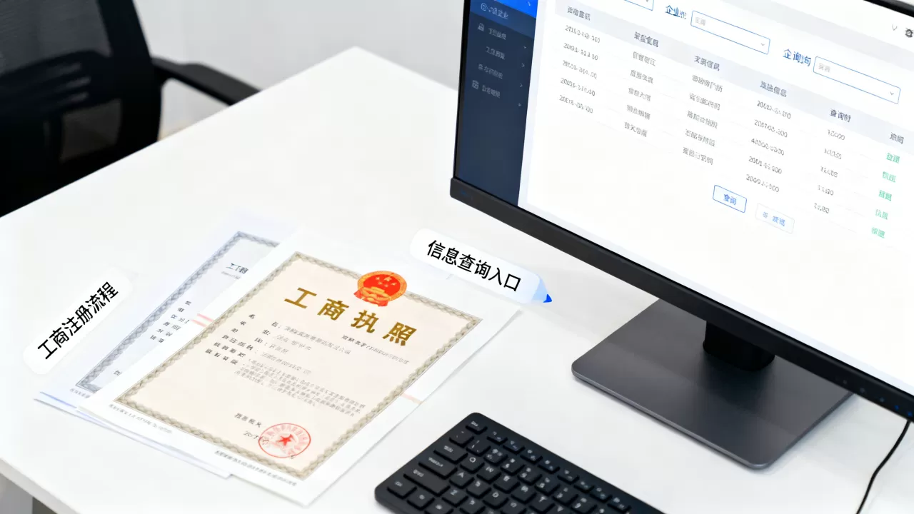 办理工商注册流程复杂吗，企业工商信息查询入口